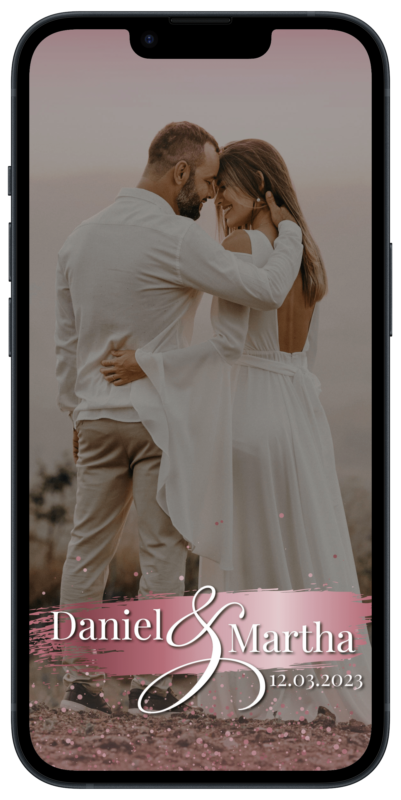 Wedding Snapchat Filter With Name