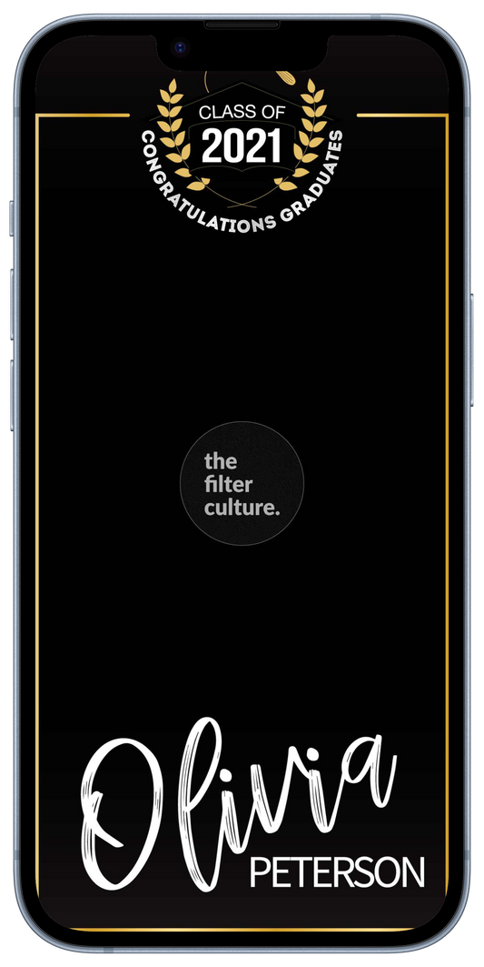 Golden Border Graduation Filter