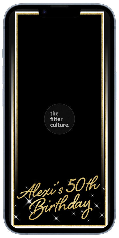 Custom Birthday Filter Instagram