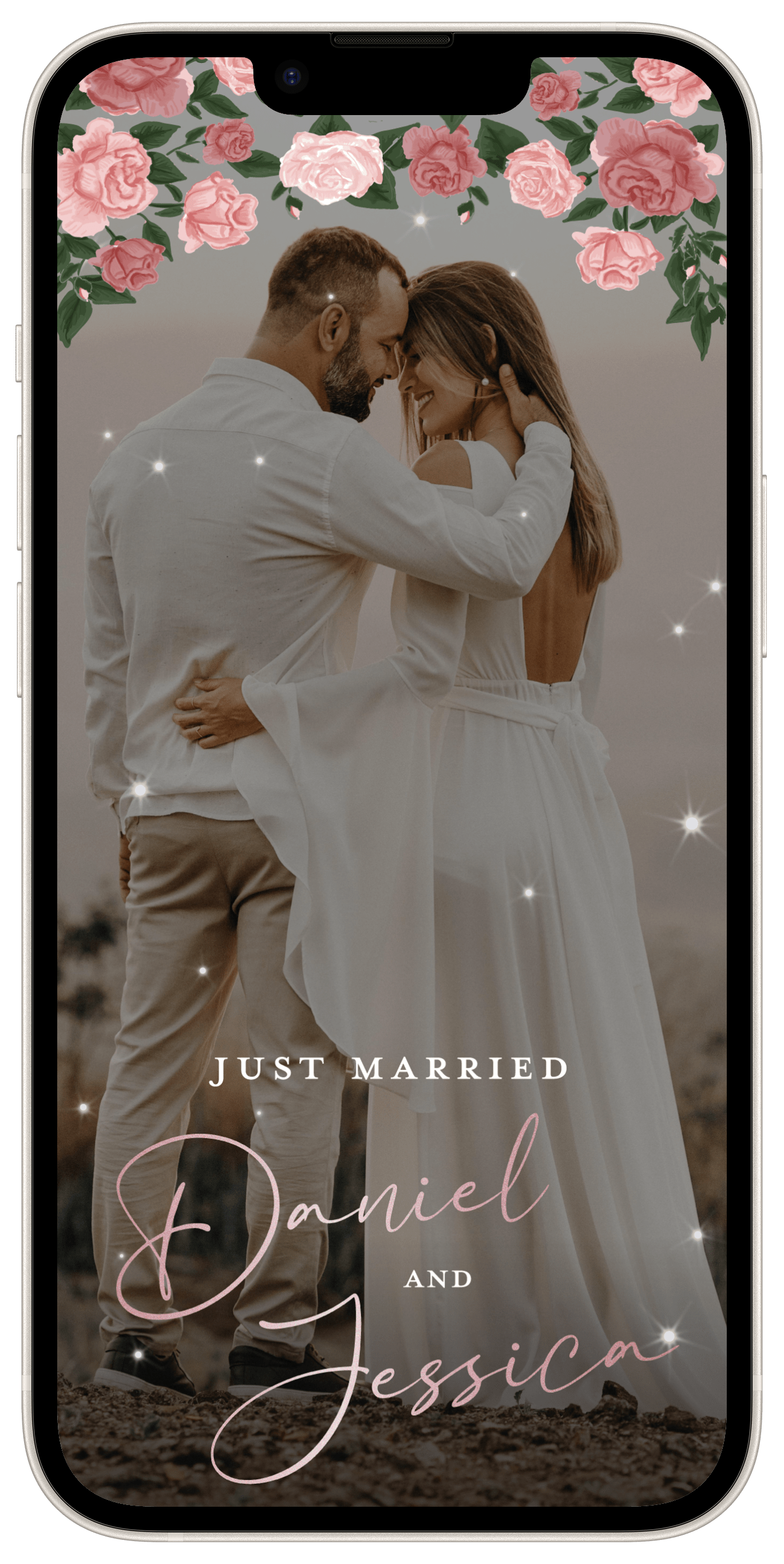 Just Married Snapchat Filter