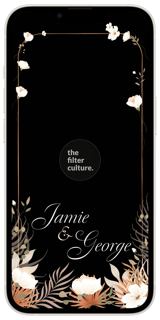 Personalized Instagram Wedding Filter