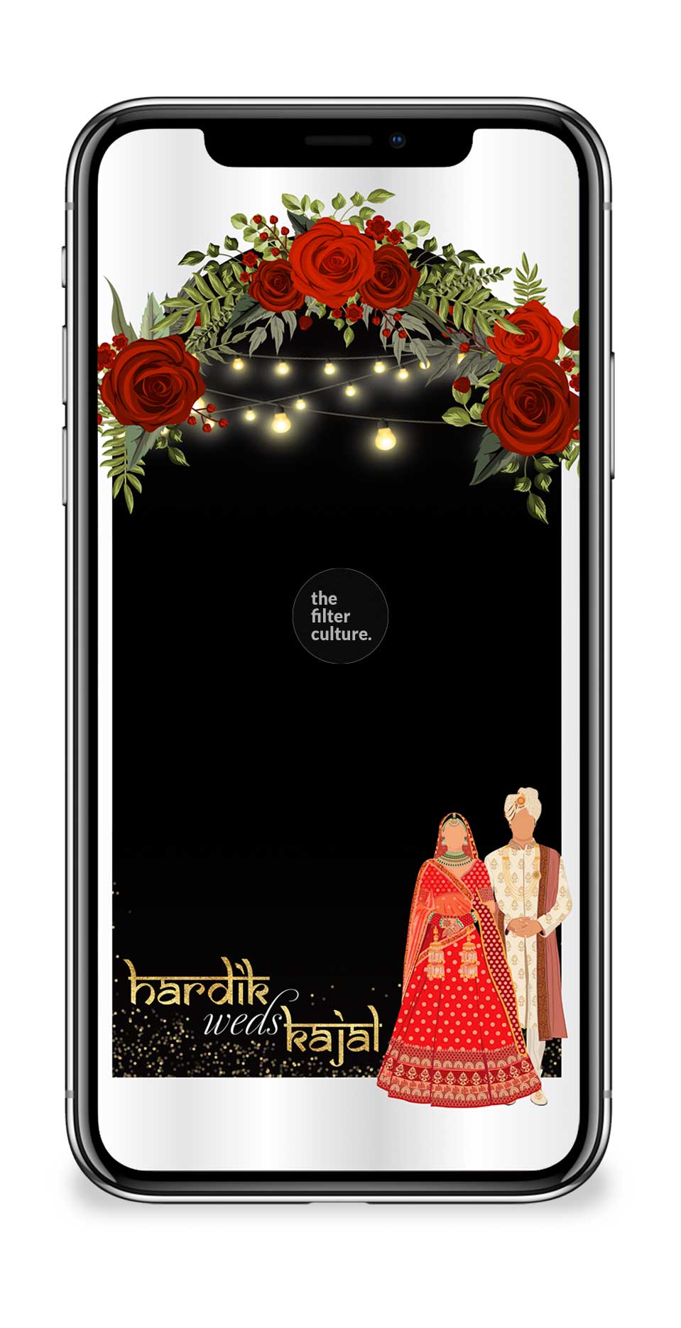 Cartoon Wedding Filter