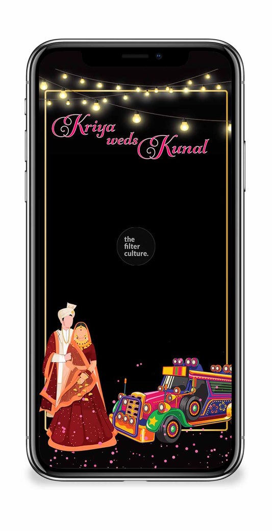 Cartoon Filter For Wedding